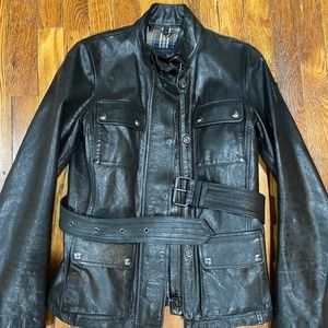 Belstaff trialmaster panther leather jacket XS